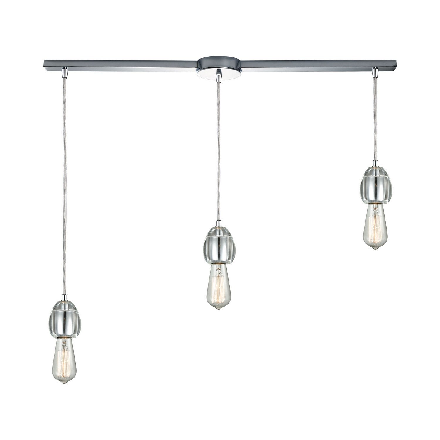 ELK Home - 32221/3L - Three Light Pendant - Socketholder - Polished Chrome