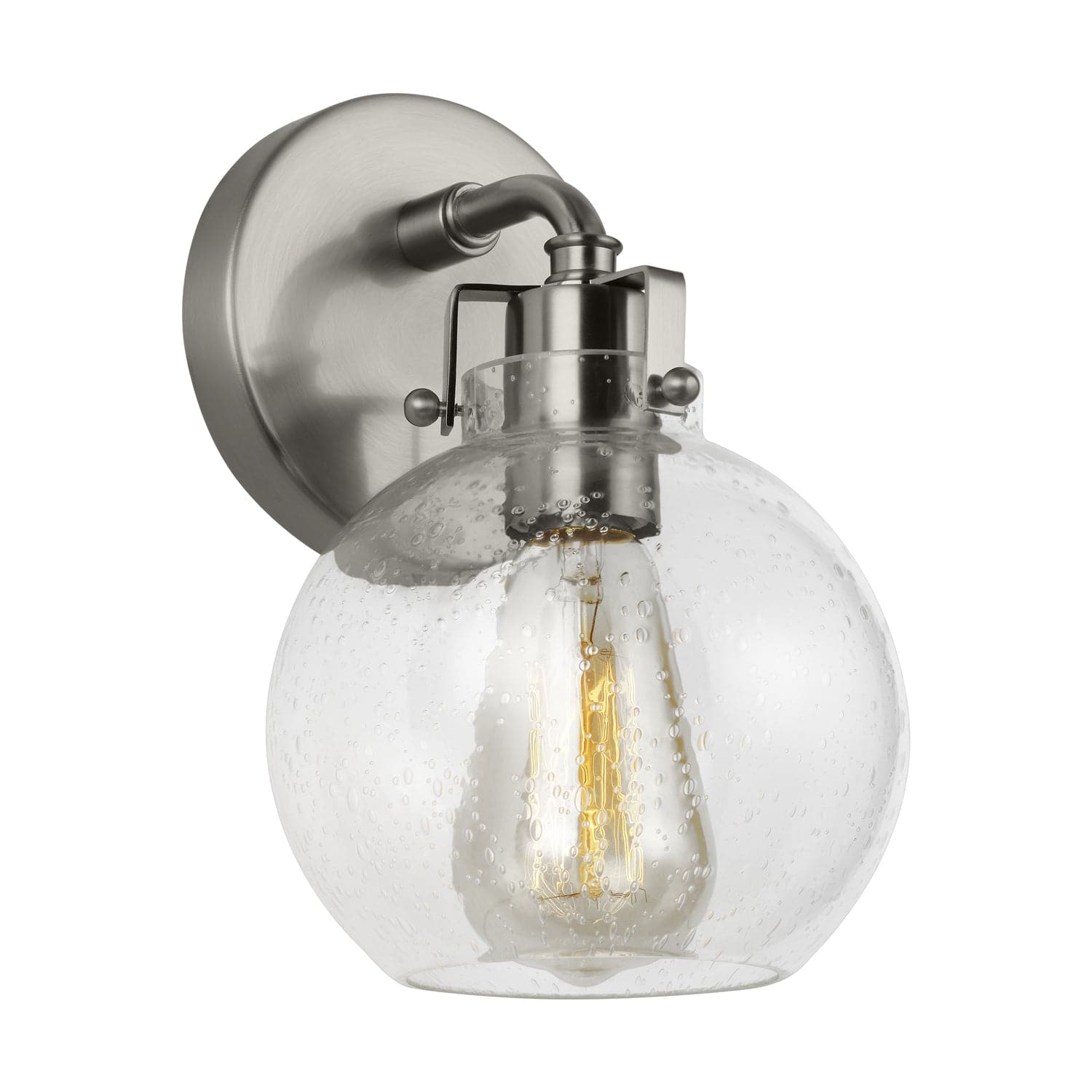 Visual Comfort Studio - VS24401SN - One Light Wall Sconce - Clara - Satin Nickel