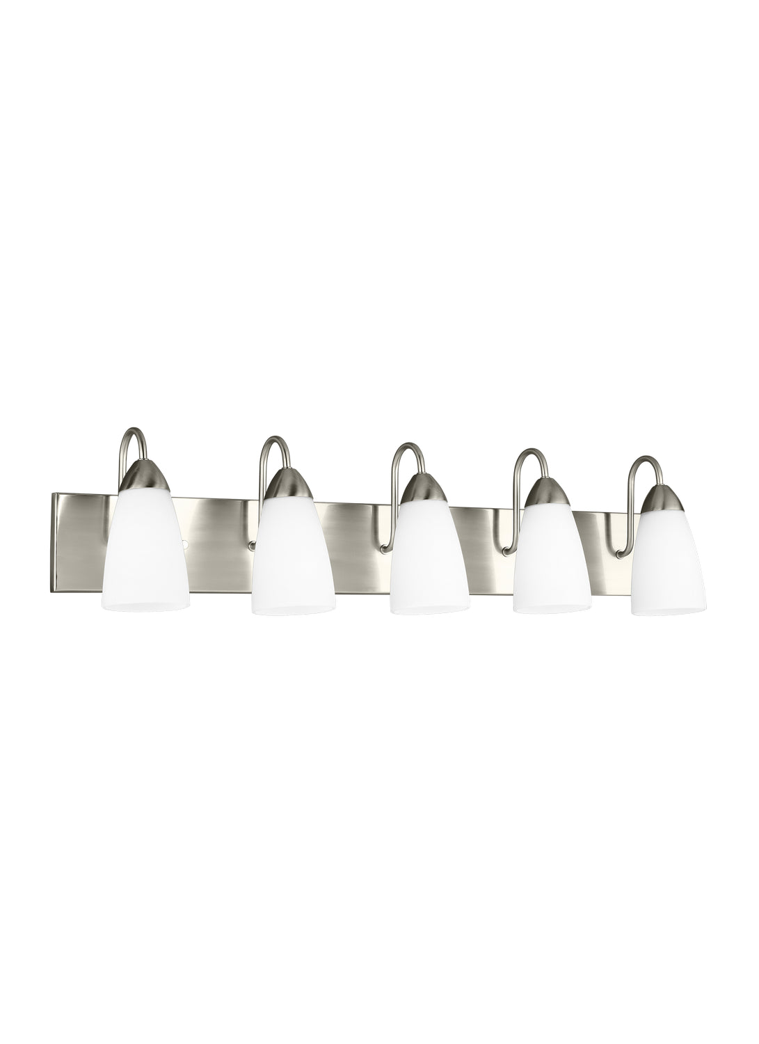 Generation Lighting. - 4420205EN3-962 - Five Light Wall / Bath - Seville - Brushed Nickel