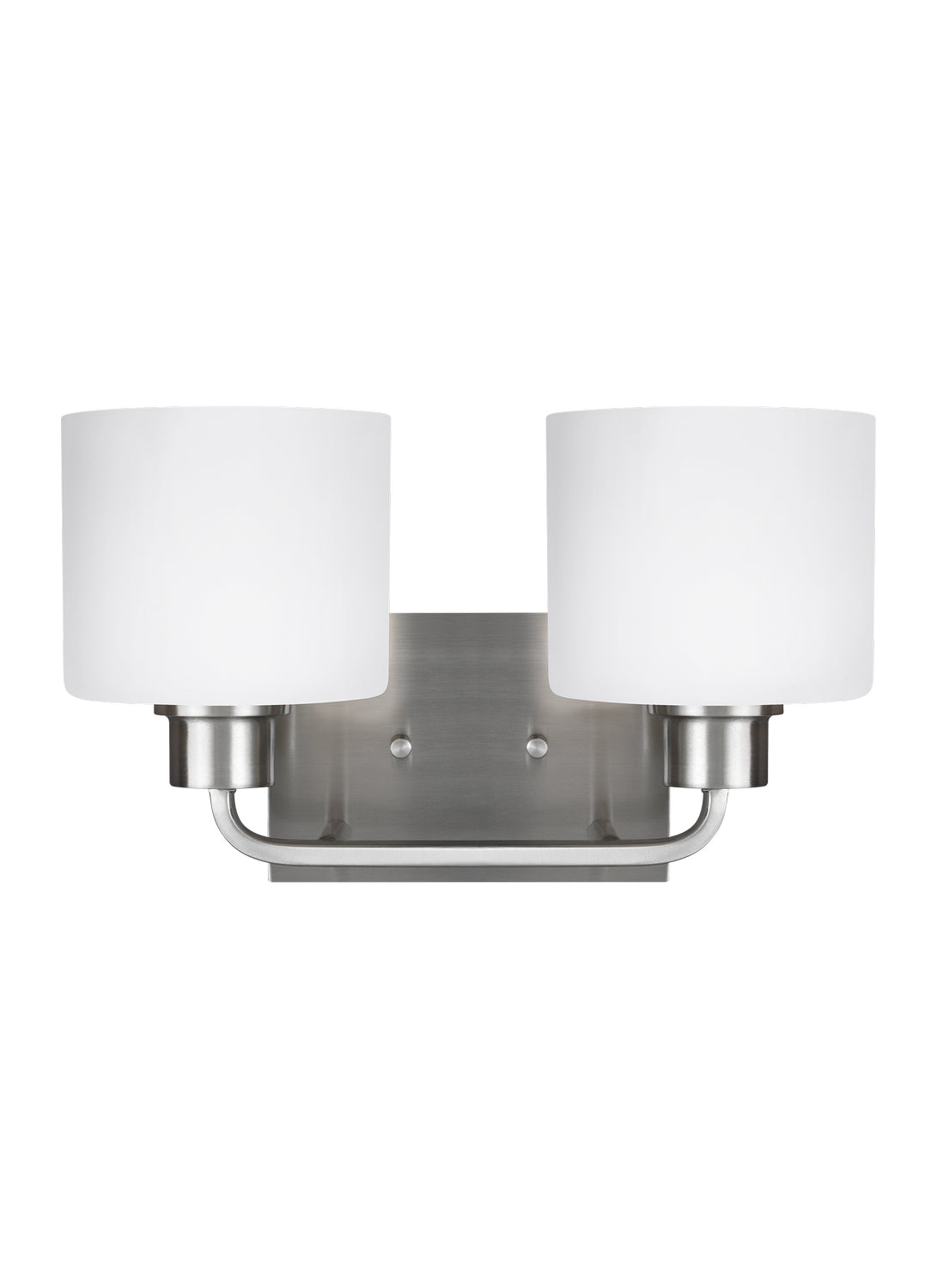 Generation Lighting. - 4428802-962 - Two Light Wall / Bath - Canfield - Brushed Nickel