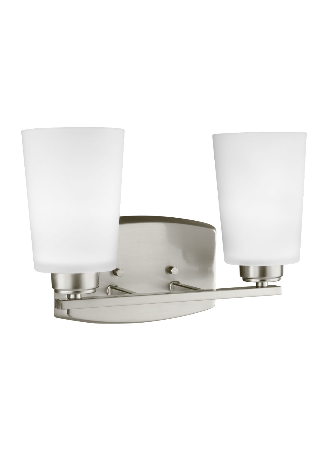 Generation Lighting. - 4428902EN3-962 - Two Light Wall / Bath - Franport - Brushed Nickel