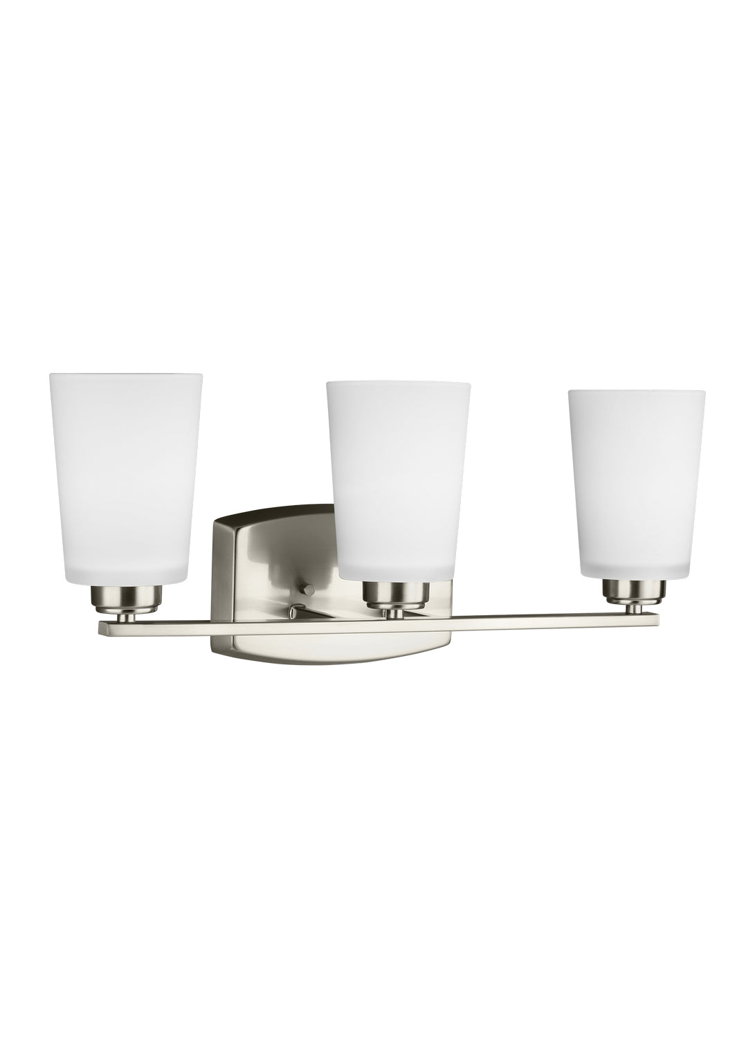 Generation Lighting. - 4428903EN3-962 - Three Light Wall / Bath - Franport - Brushed Nickel