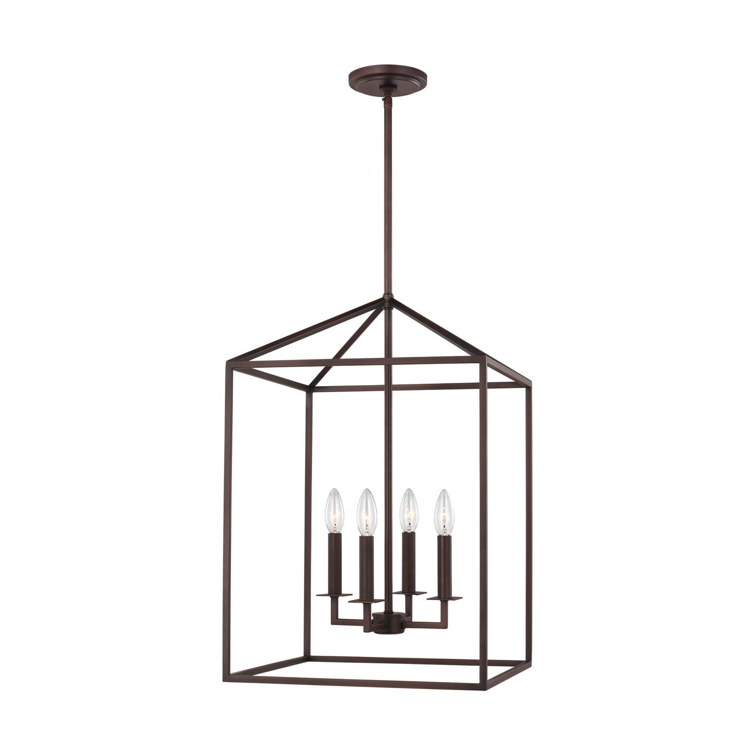 Generation Lighting. - 5115004EN-710 - Four Light Hall / Foyer - Perryton - Bronze