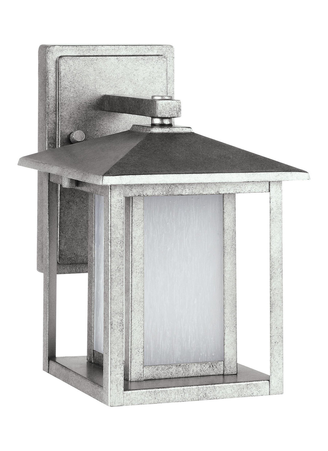 Generation Lighting. - 8902997S-57 - LED Outdoor Wall Lantern - Hunnington - Weathered Pewter