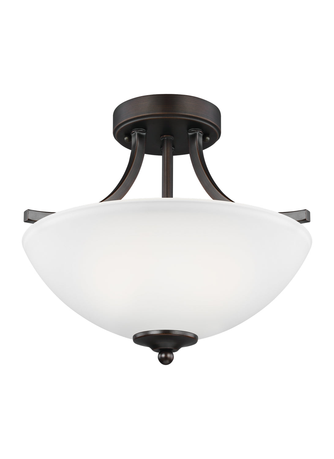 Generation Lighting. - 7716502EN3-710 - Two Light Semi-Flush Convertible Pendant - Geary - Bronze