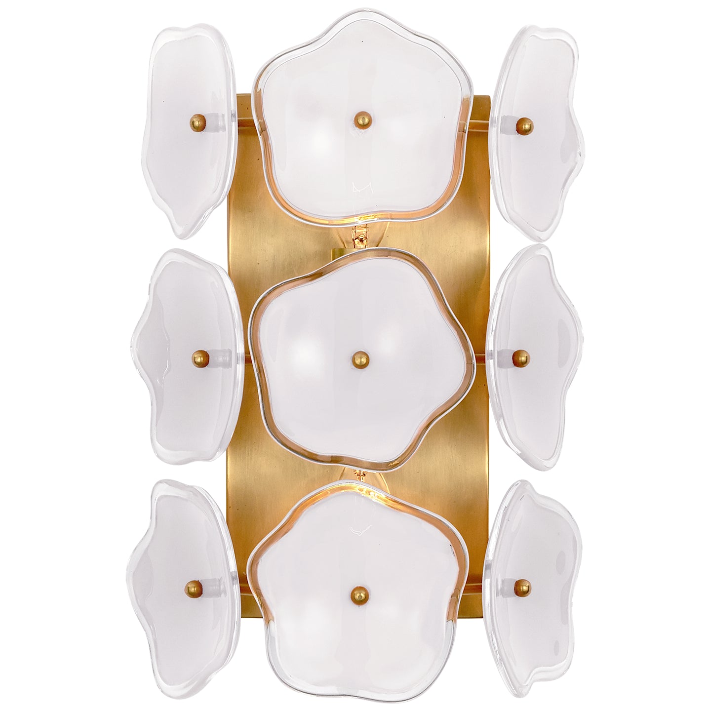 Visual Comfort Signature - KS 2065SB-CRE - Two Light Wall Sconce - Leighton - Soft Brass