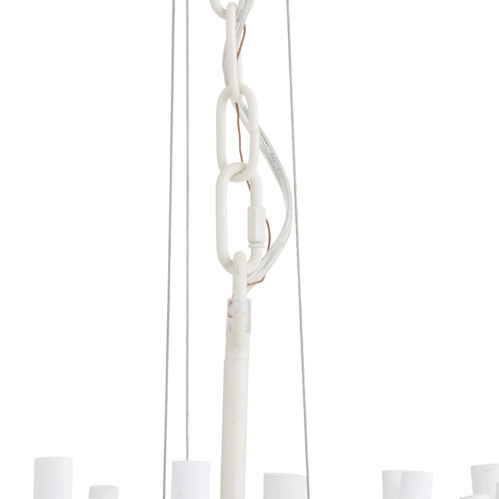 Six Light Chandelier from the Tilda collection in White finish