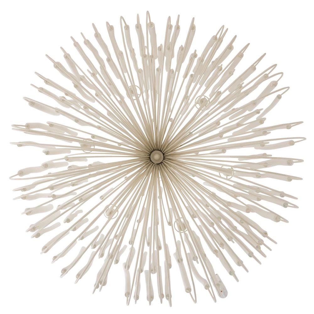 Six Light Chandelier from the Tilda collection in White finish