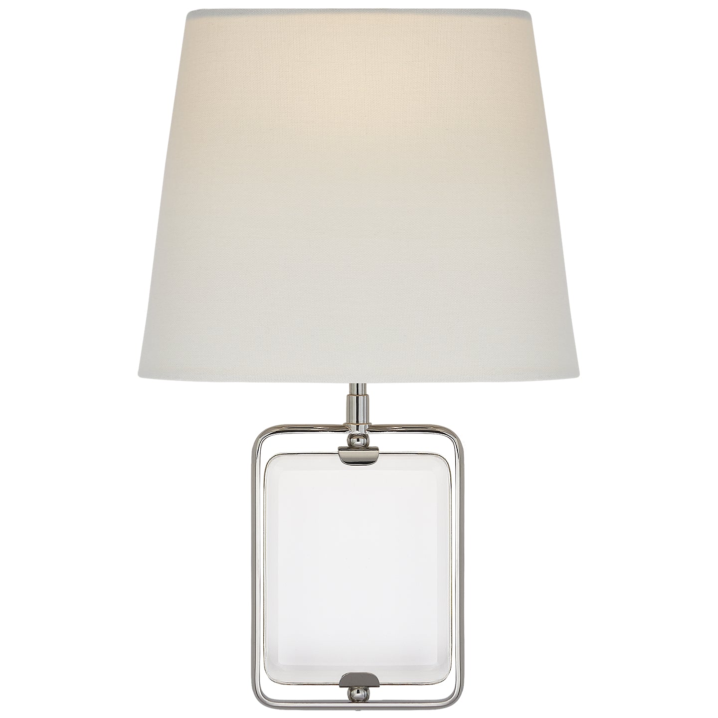 Visual Comfort Signature - SK 2030CG/PN-L - One Light Wall Sconce - Henri - Crystal and Polished Nickel