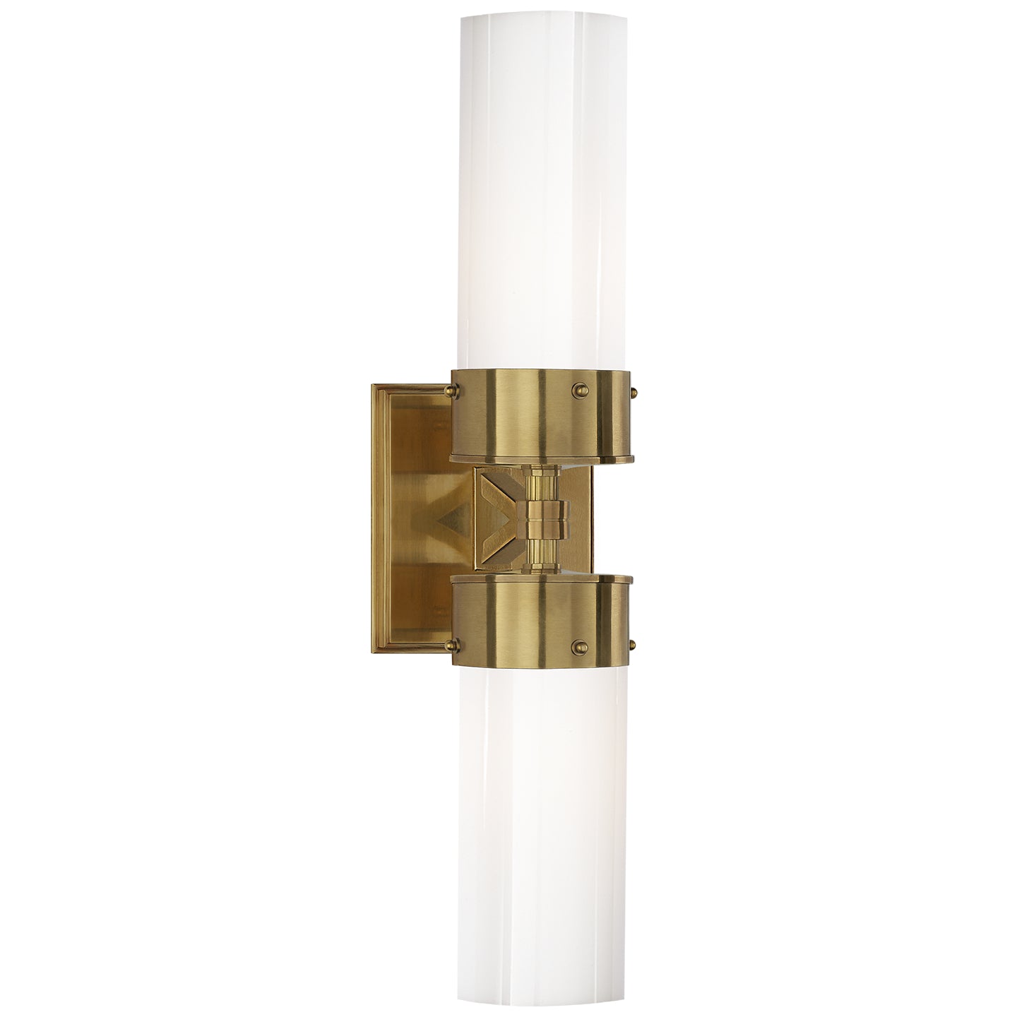 Visual Comfort Signature - TOB 2315HAB-WG - Two Light Bath Sconce - Marais - Hand-Rubbed Antique Brass