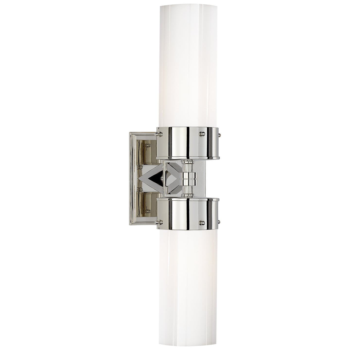 Visual Comfort Signature - TOB 2315PN-WG - Two Light Bath Sconce - Marais - Polished Nickel