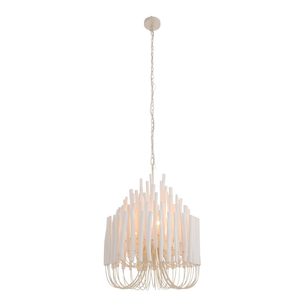 Five Light Chandelier from the Tilda collection in Whitewashed Wood finish