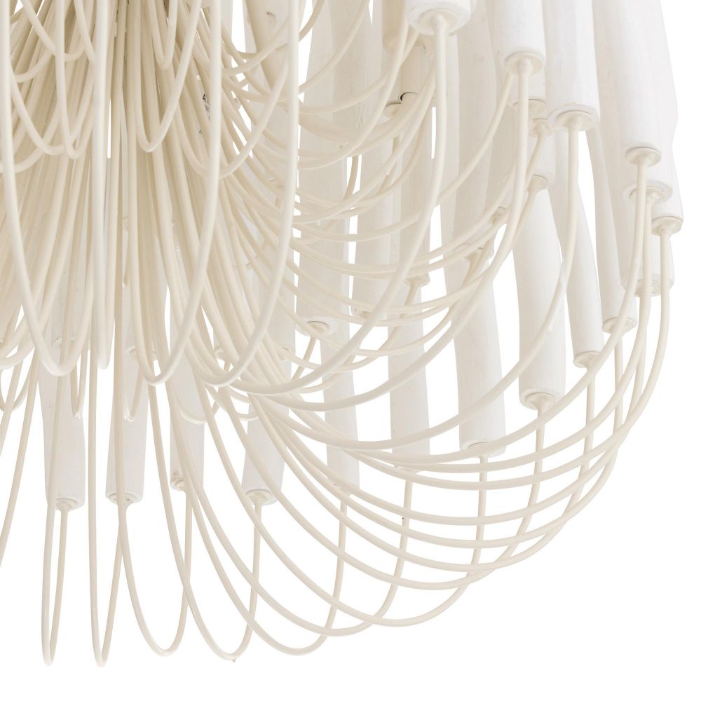 Five Light Chandelier from the Tilda collection in Whitewashed Wood finish