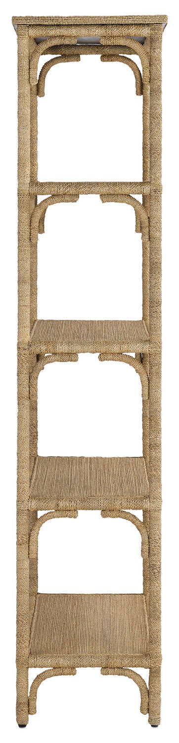 Etagere from the Olisa collection in Natural finish