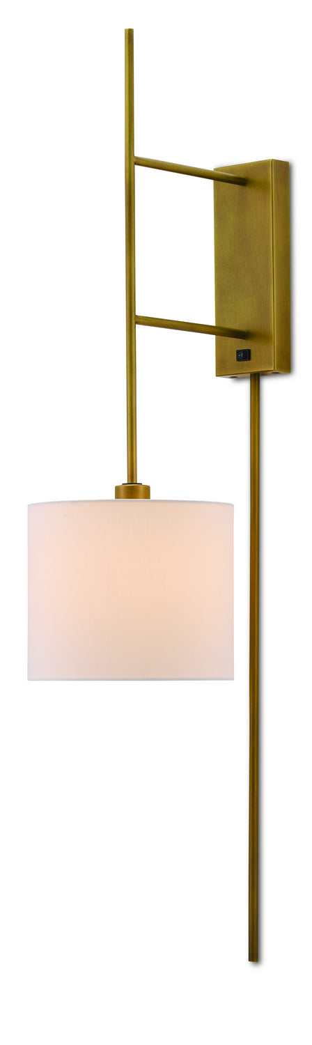 One Light Wall Sconce from the Savill collection in Antique Brass finish