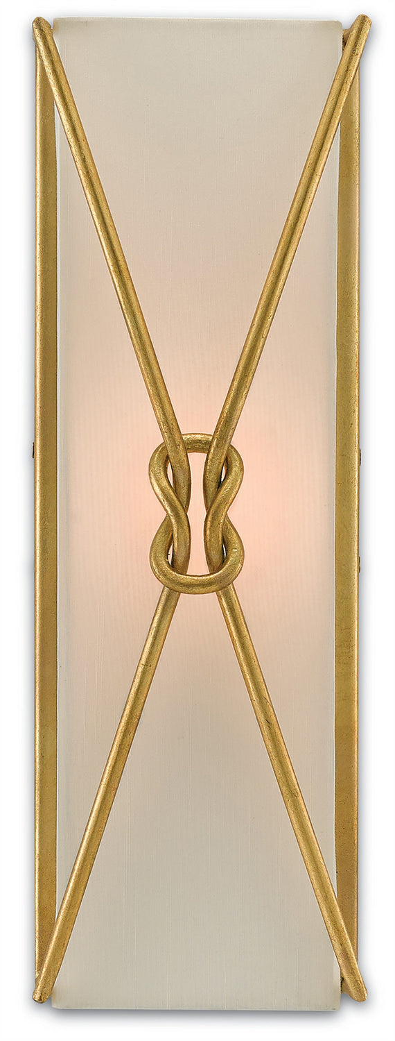 One Light Wall Sconce from the Ariadne collection in Contemporary Gold Leaf finish