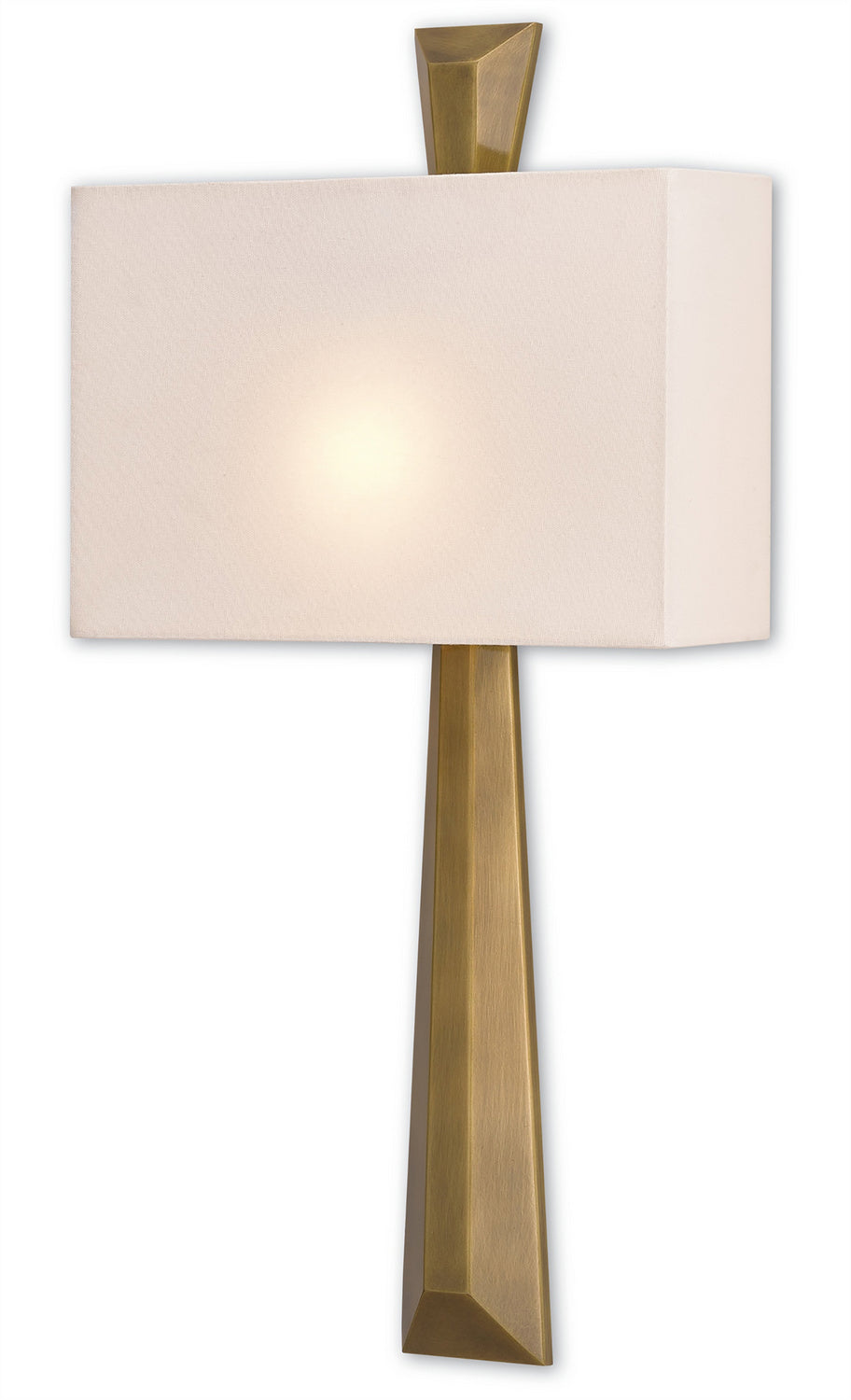 One Light Wall Sconce from the Arno collection in Polished Antique Brass finish