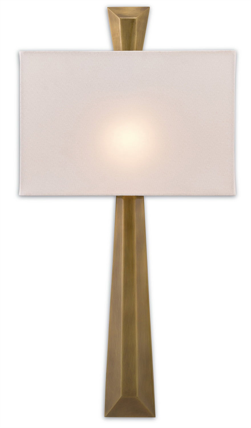 One Light Wall Sconce from the Arno collection in Polished Antique Brass finish