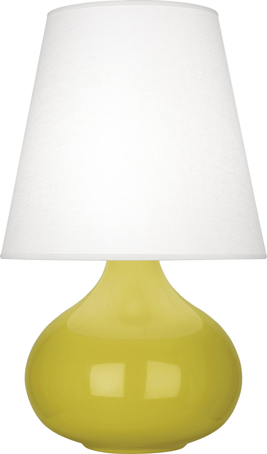 Robert Abbey - CI93 - One Light Accent Lamp - June - Citron Glazed Ceramic