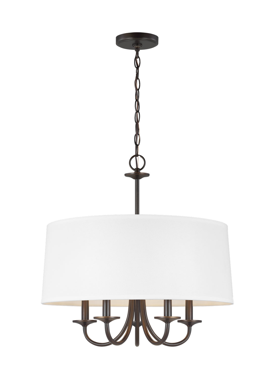 Generation Lighting. - 3320205-710 - Five Light Chandelier - Seville - Bronze