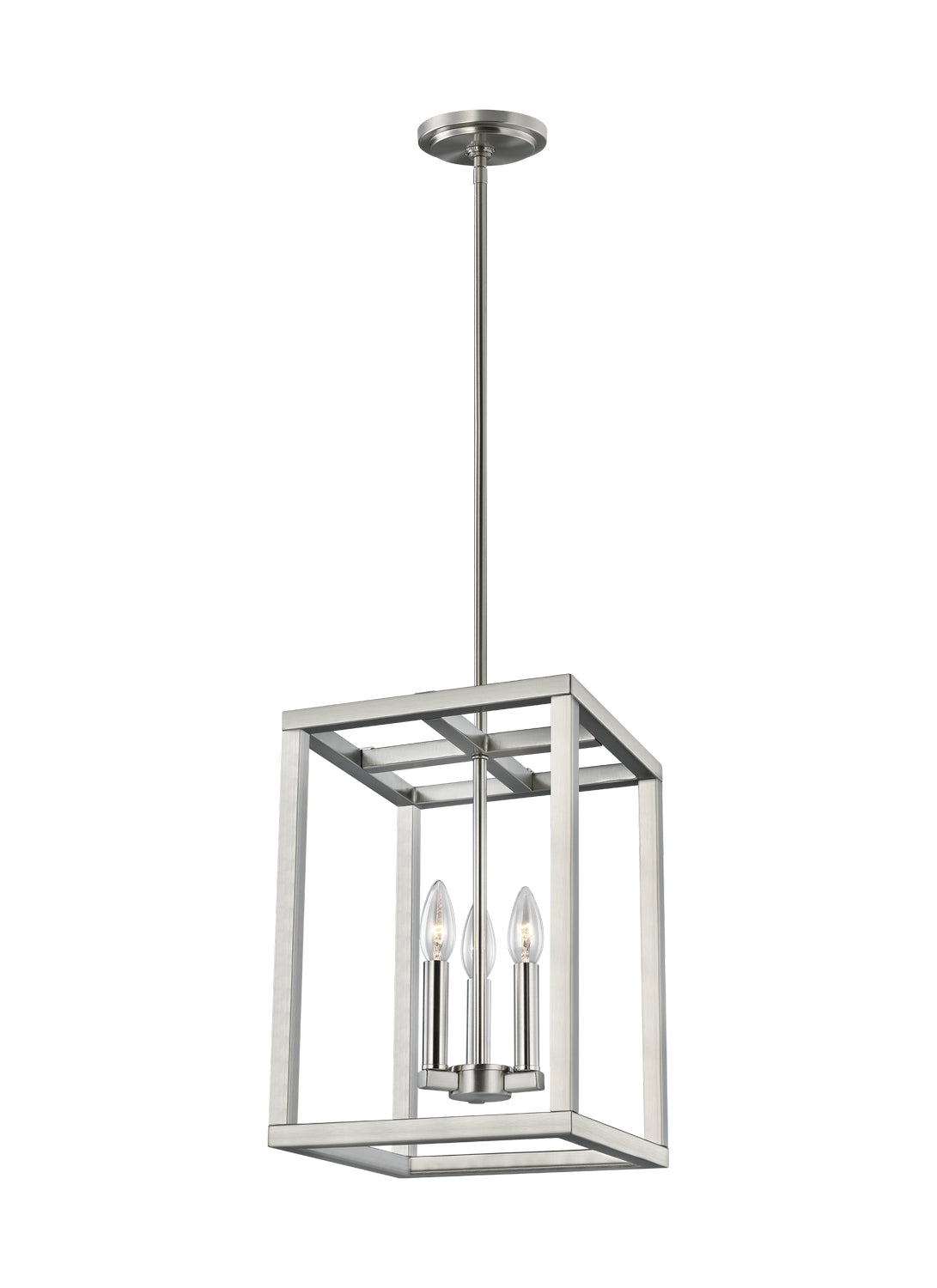 Generation Lighting. - 5134503EN-962 - Three Light Hall / Foyer - Moffet Street - Brushed Nickel