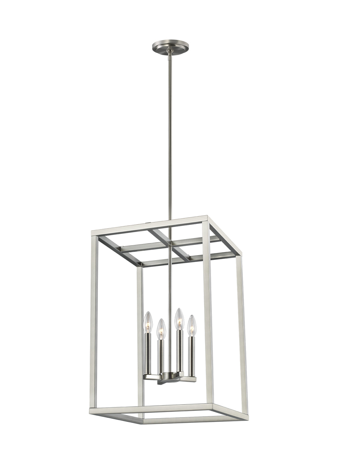 Generation Lighting. - 5134504EN-962 - Four Light Hall / Foyer - Moffet Street - Brushed Nickel