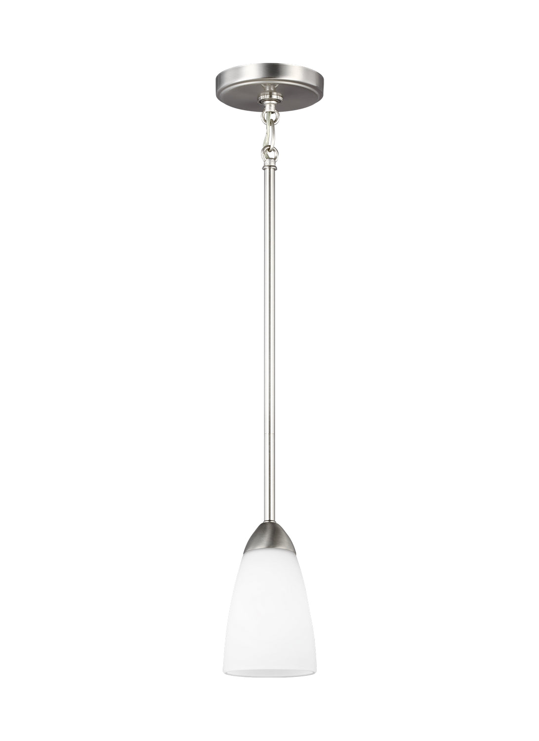 Generation Lighting. - 6120201-962 - One Light Mini-Pendant - Seville - Brushed Nickel