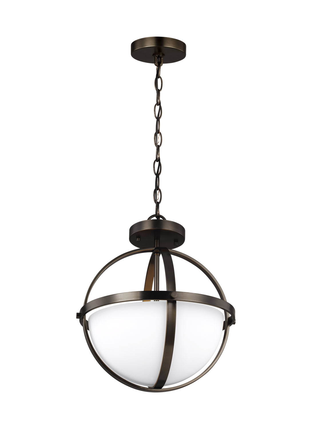 Generation Lighting. - 7724602-778 - Two Light Semi-Flush Convertible Pendant - Alturas - Brushed Oil Rubbed Bronze