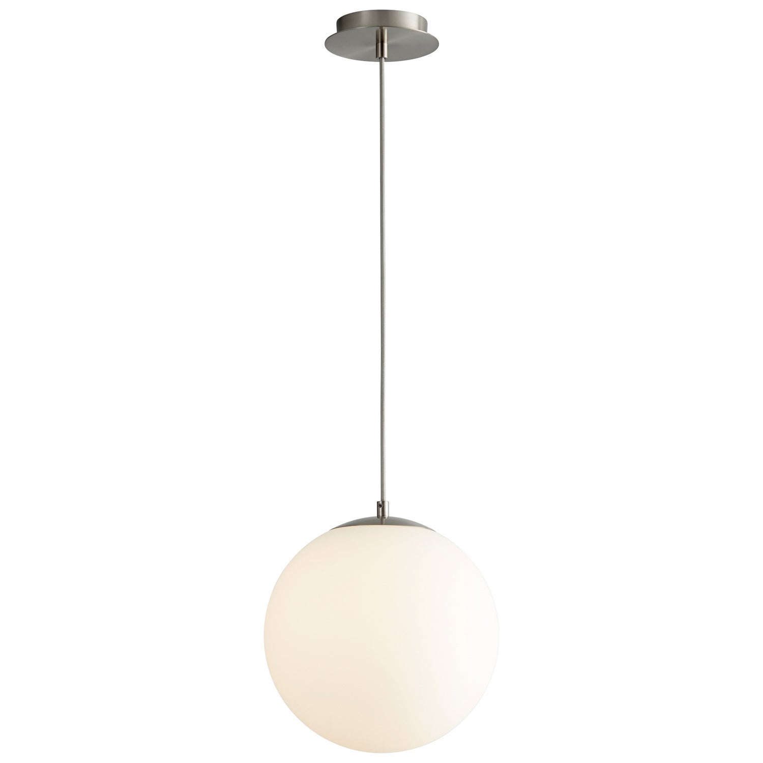 Oxygen - 3-673-24 - LED Pendant - Luna - Satin Nickel