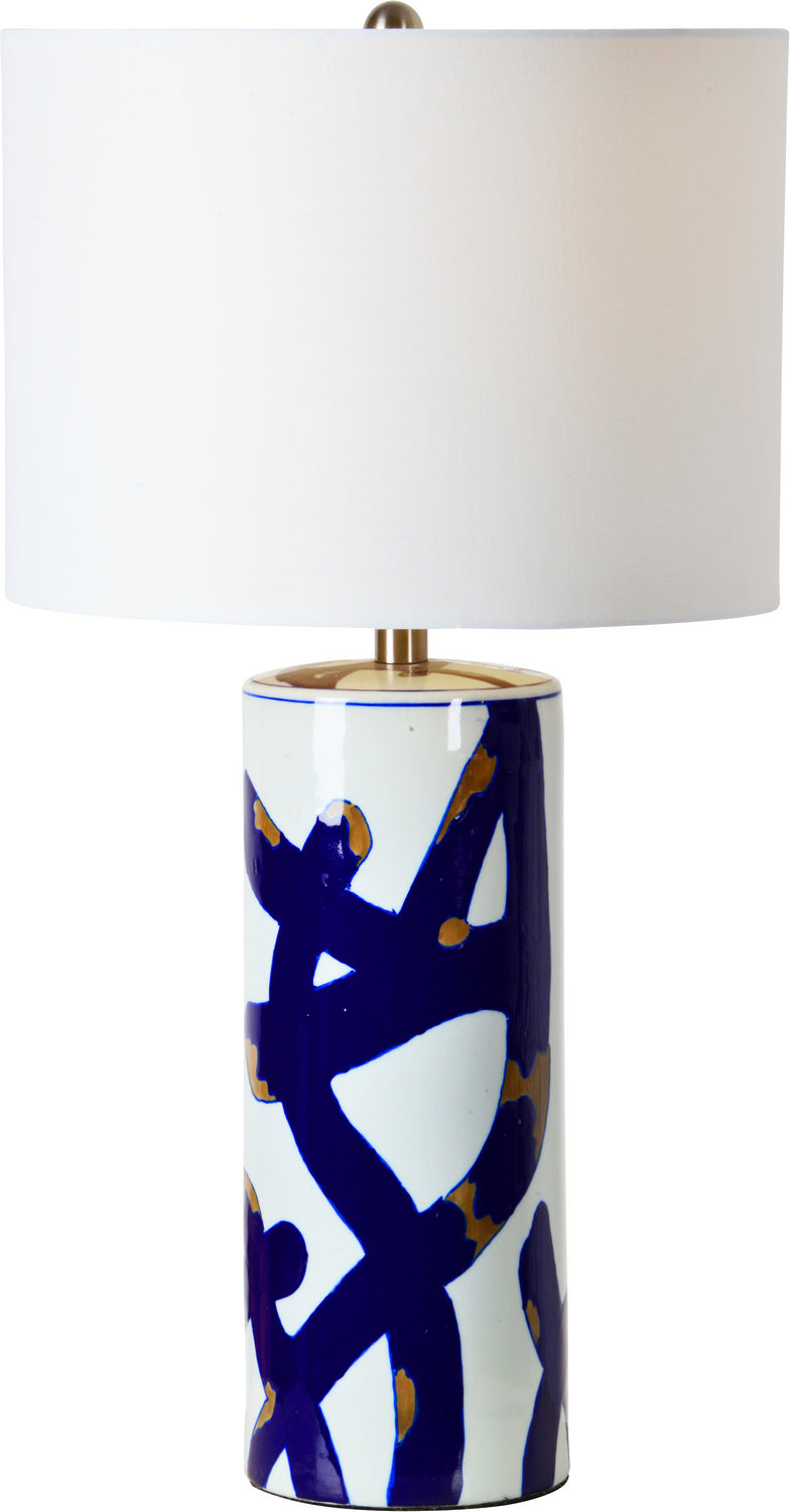 Renwil - LPT714 - One Light Table Lamp - Cobalt - Blue/White