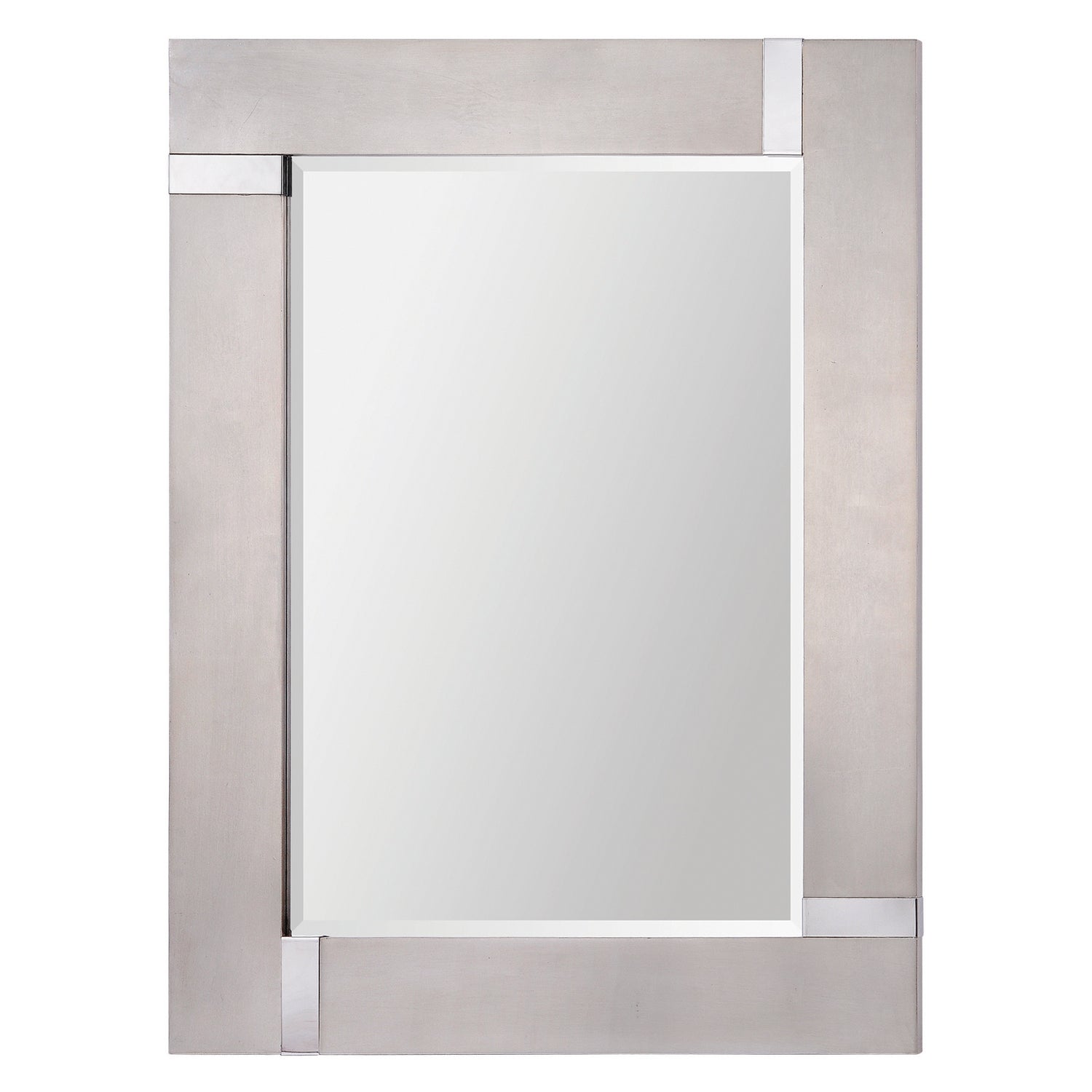 Renwil - MT1318 - Mirror - Capiz - Silver Leaf