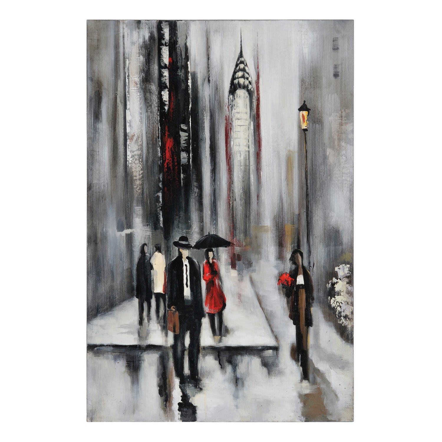 Renwil - OL591 - Canvas - Bustling City Ii