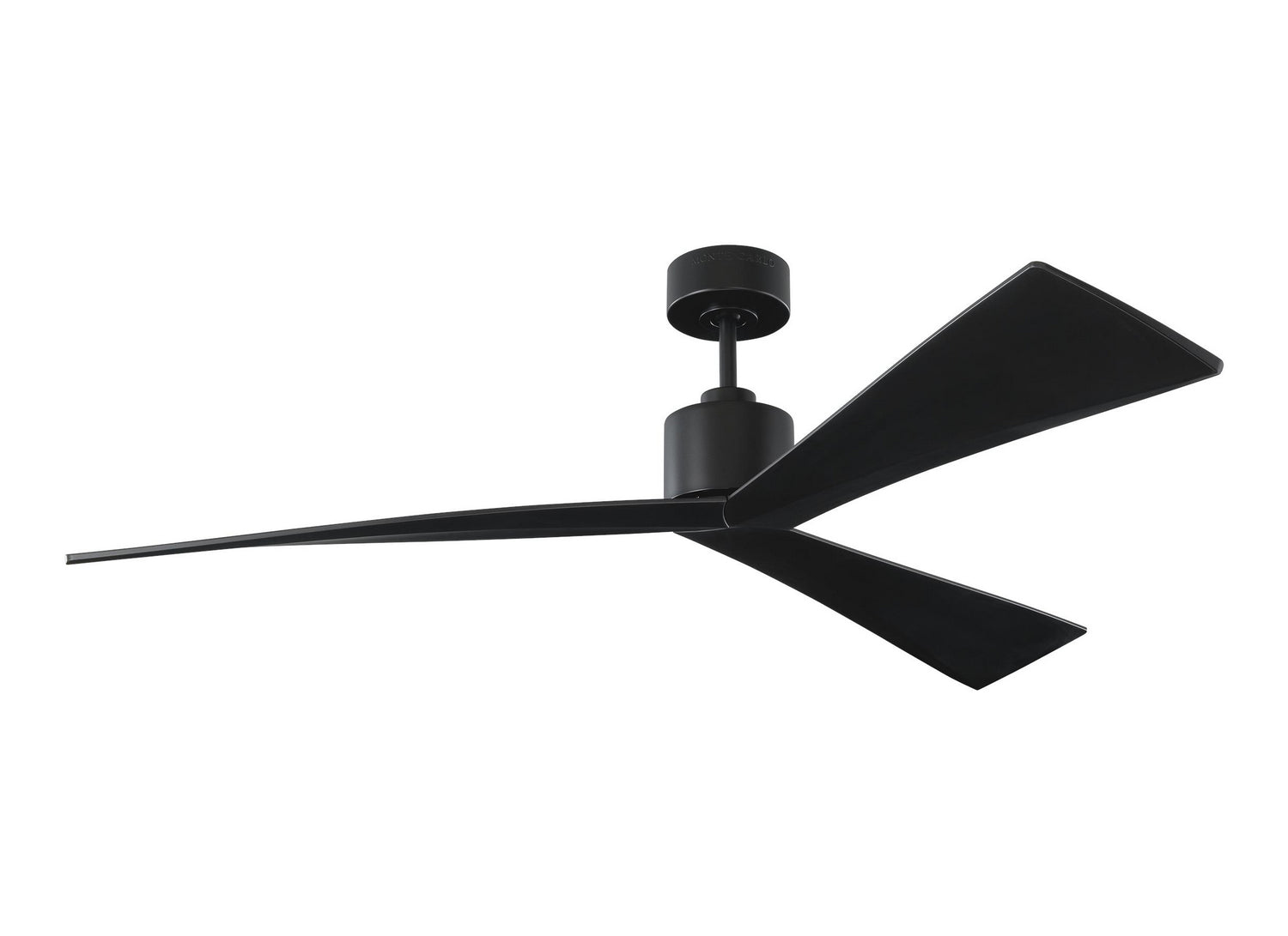 Visual Comfort Fan - 3ADR60BKBK - 60``Ceiling Fan - Adler 60 - Matte Black