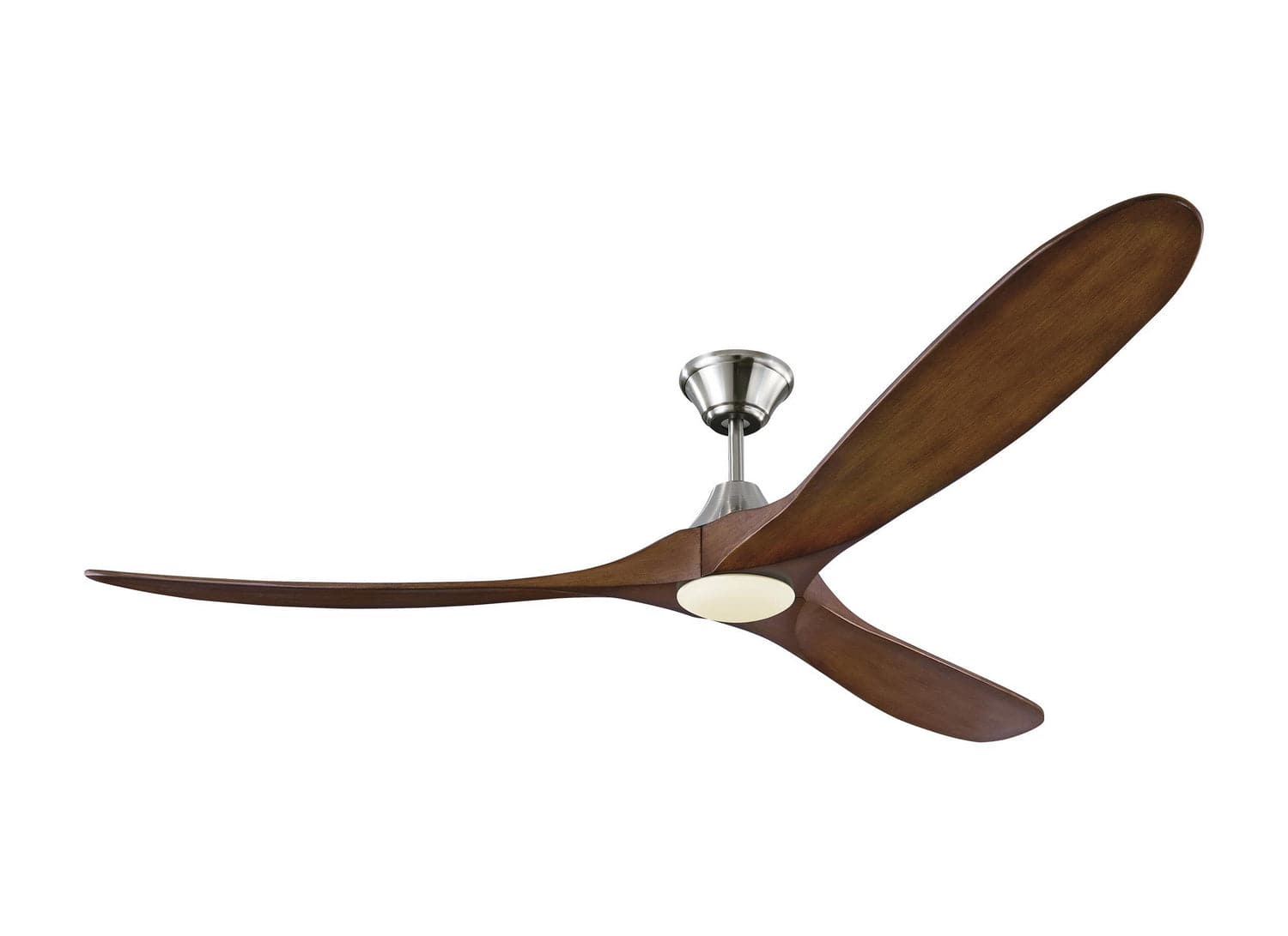 Visual Comfort Fan - 3MAVR70BSKOAD - 70``Ceiling Fan - Maverick 70 LED - Brushed Steel