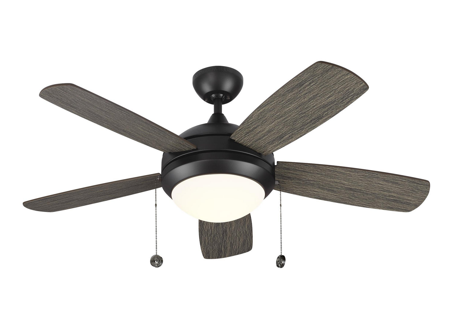 Generation Lighting. - 5DIC44AGPD-V1 - 44" Ceiling Fan - Discus - Aged Pewter