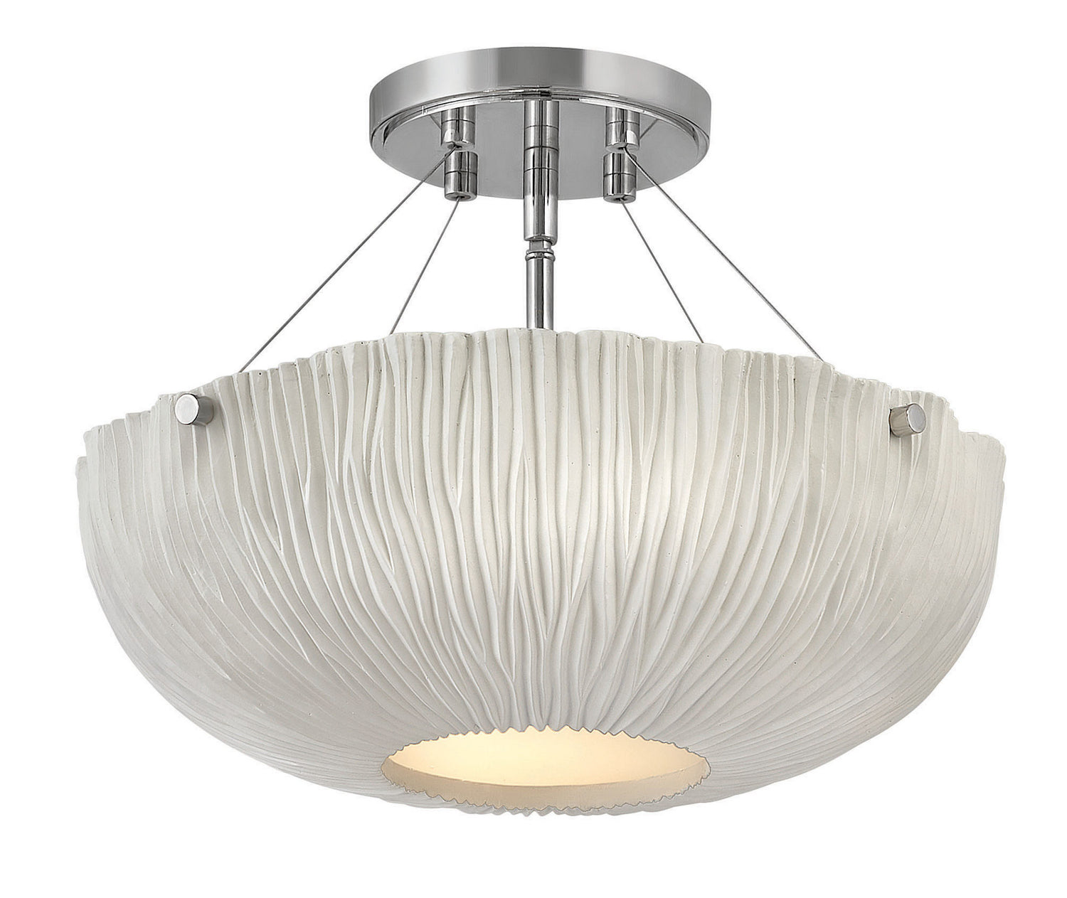 Hinkley - 43203SHW - LED Foyer Pendant - Coral - Shell White