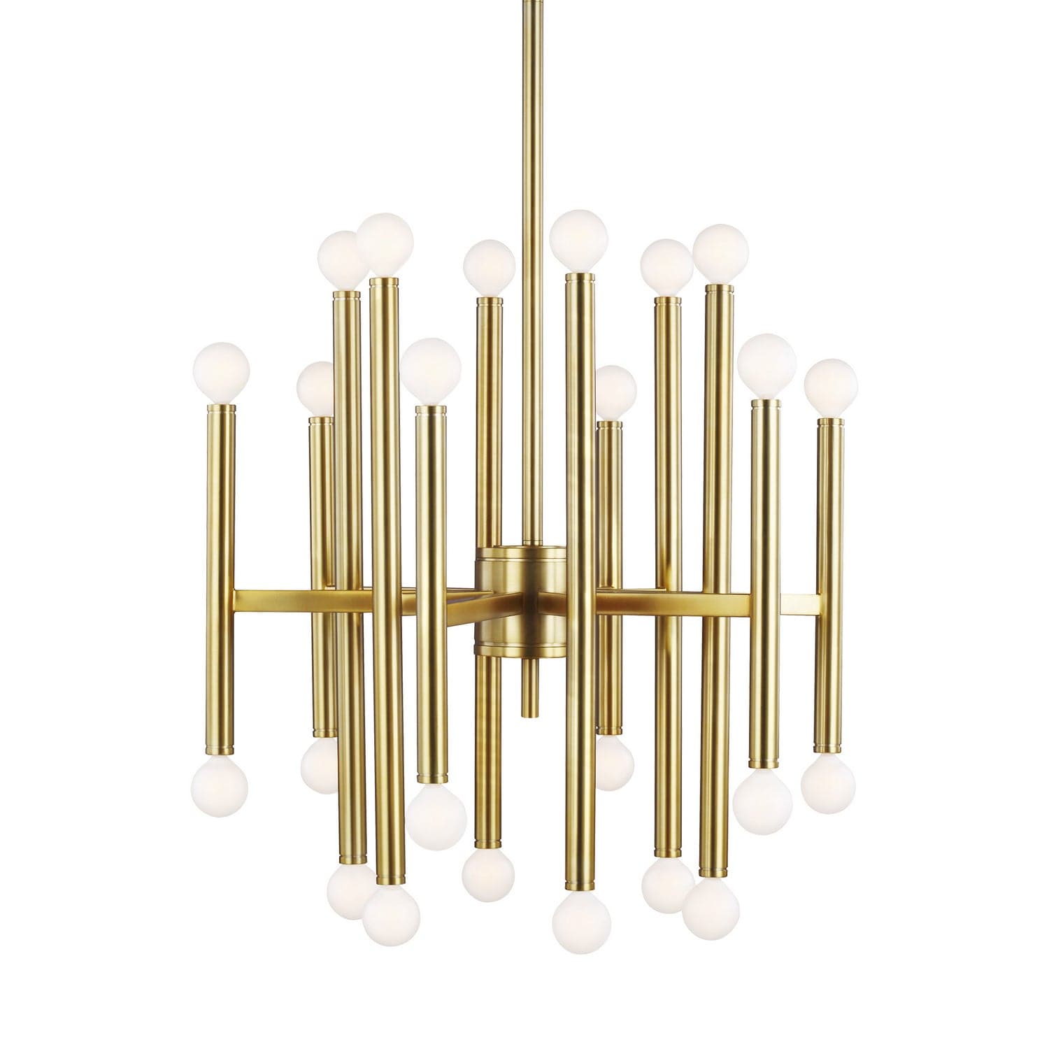 Visual Comfort Studio - TC10524BBS - 24 Light Chandelier - Beckham Modern - Burnished Brass