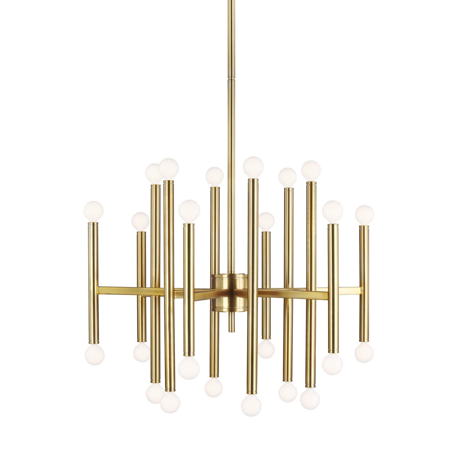 Visual Comfort Studio - TC10624BBS - 24 Light Chandelier - Beckham Modern - Burnished Brass