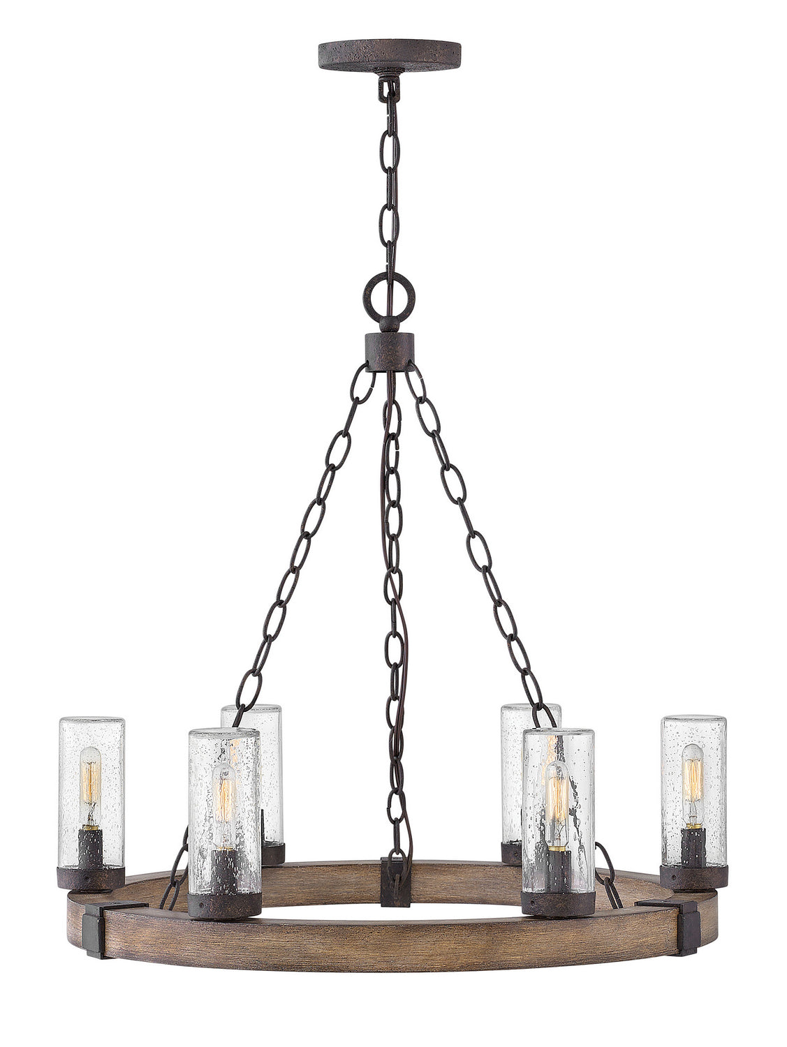 Hinkley - 29206SQ-LL - LED Outdoor Chandelier - Sawyer - Sequoia