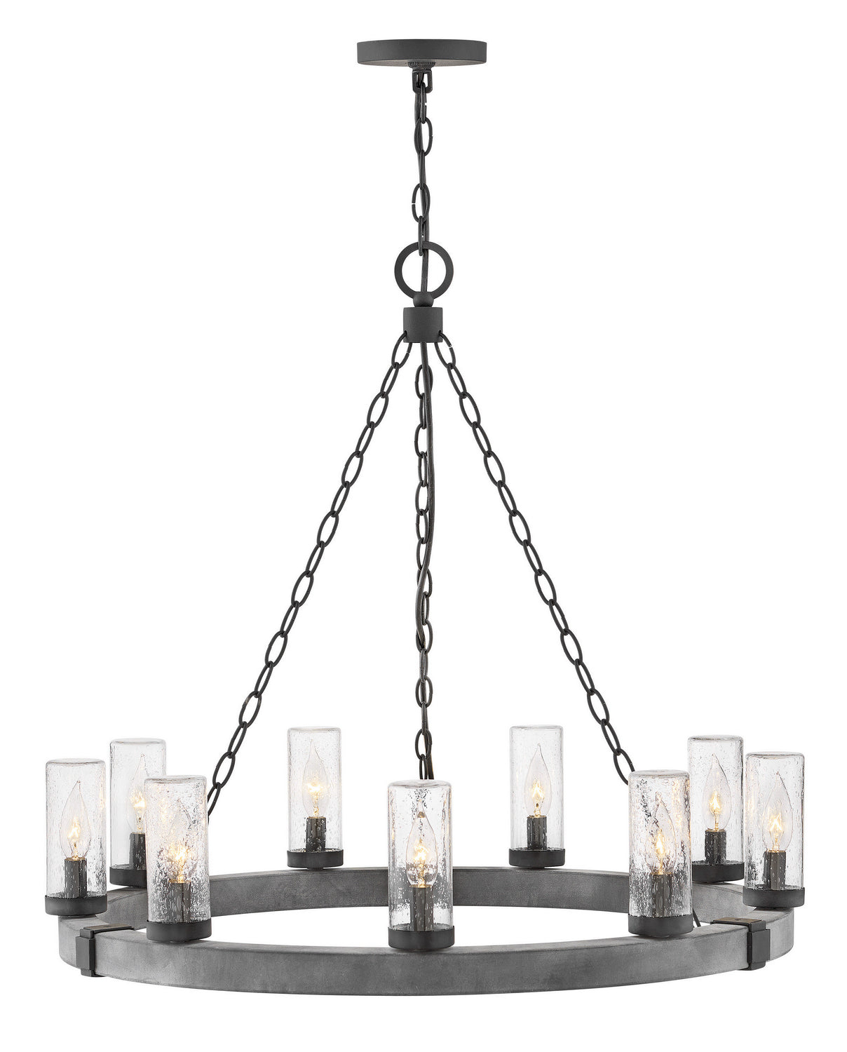 Hinkley - 29208DZ-LL - LED Chandelier - Sawyer - Aged Zinc