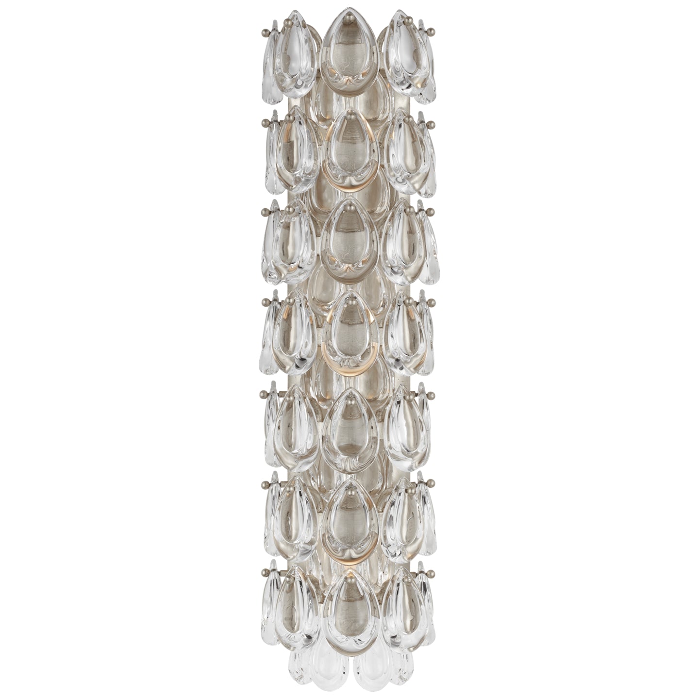 Visual Comfort Signature - ARN 2171BSL-CG - Three Light Wall Sconce - Liscia - Burnished Silver Leaf