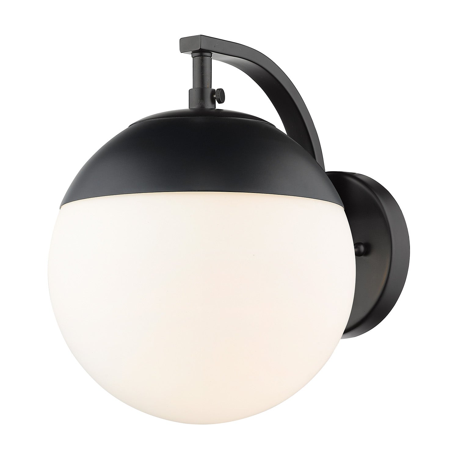 Golden - 3218-1W BLK-BLK - One Light Wall Sconce - Dixon BLK - Matte Black