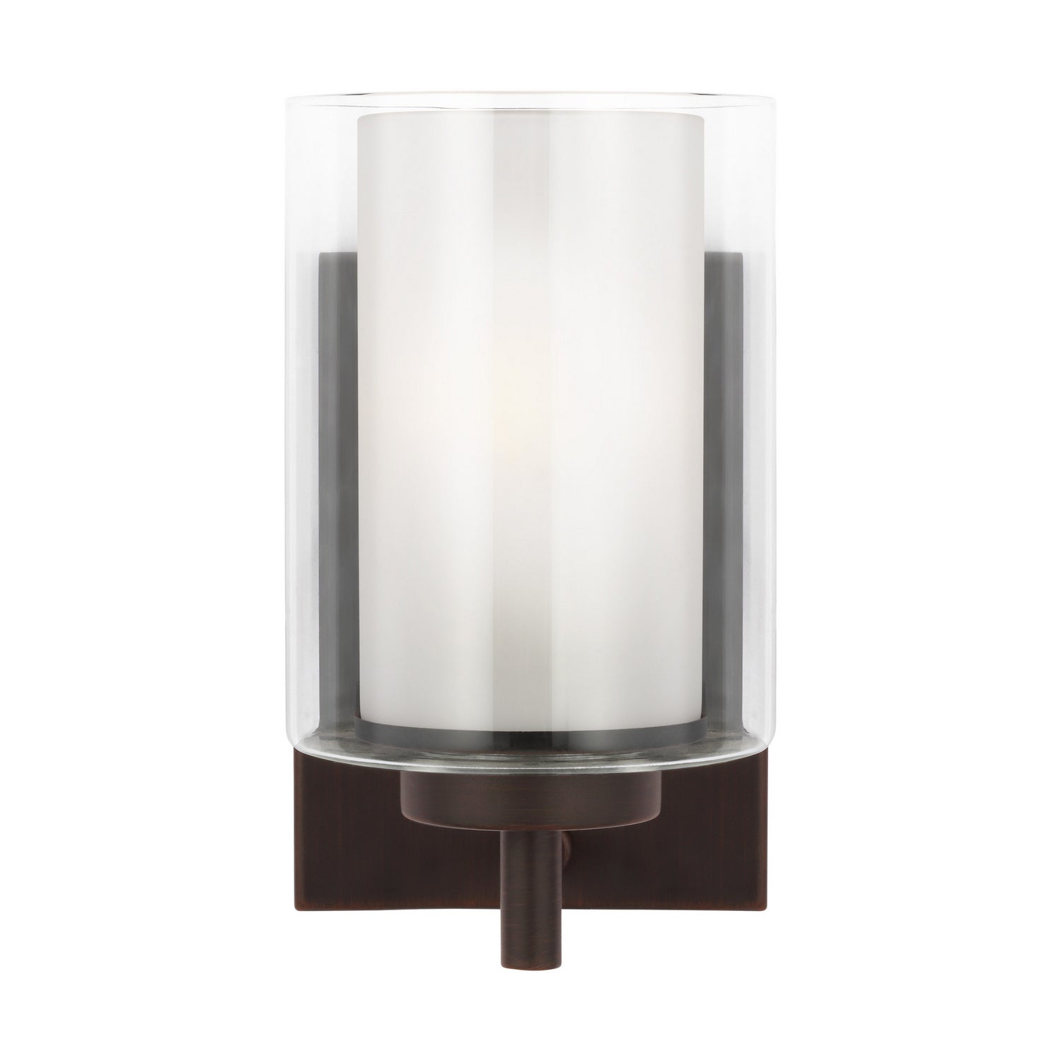 Generation Lighting. - 4137301-710 - One Light Wall / Bath Sconce - Elmwood Park - Bronze