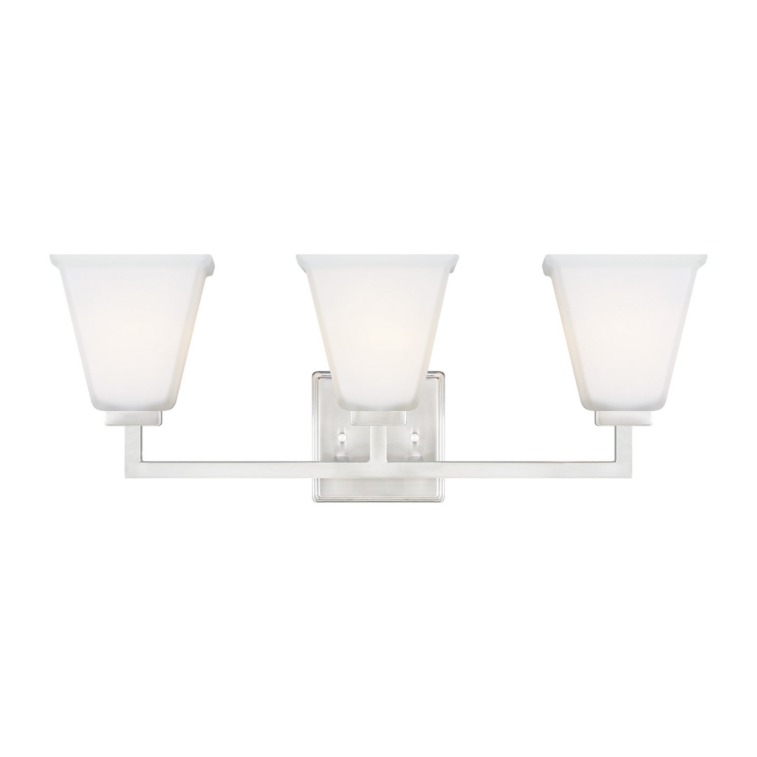 Generation Lighting. - 4413703-962 - Three Light Wall / Bath - Ellis Harper - Brushed Nickel