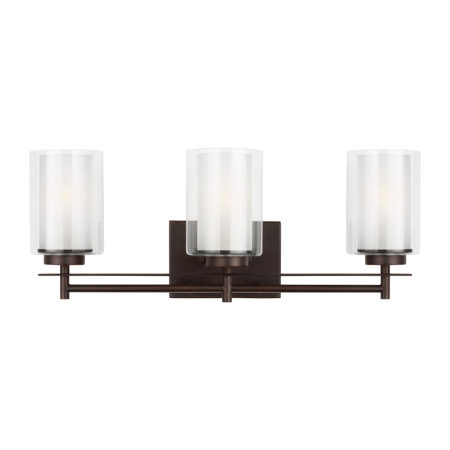 Generation Lighting. - 4437303EN3-710 - Three Light Wall / Bath - Elmwood Park - Bronze