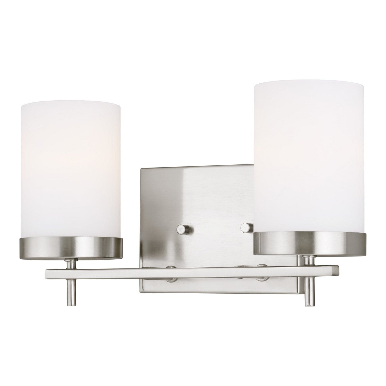 Visual Comfort Studio - 4490302-962 - Two Light Wall / Bath - Zire - Brushed Nickel