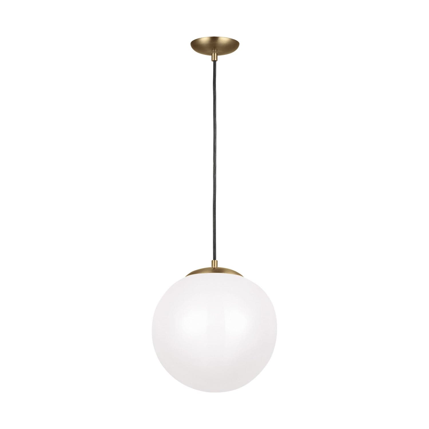 Visual Comfort Studio - 602493S-848 - LED Pendant - Leo - Hanging Globe - Satin Brass