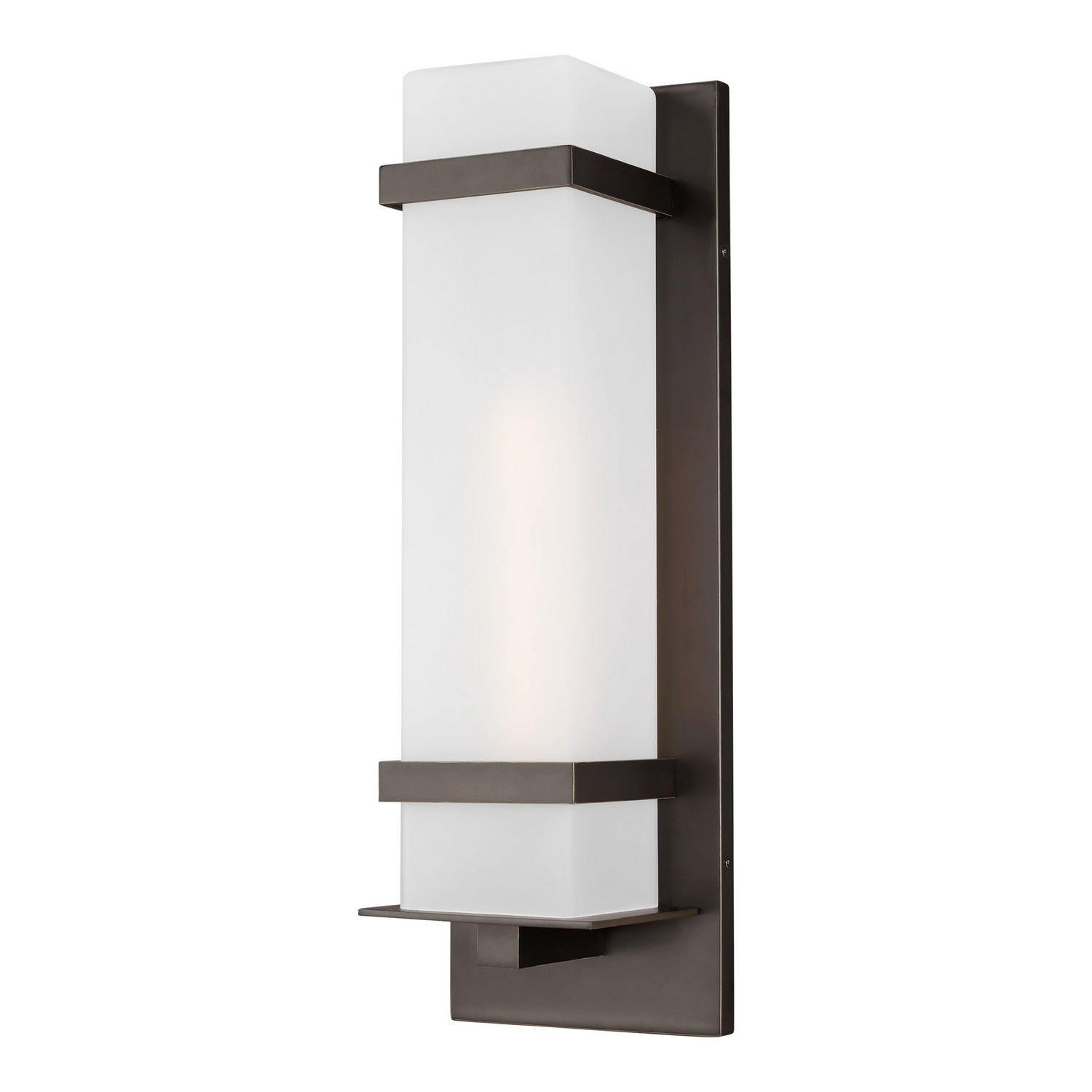 Generation Lighting. - 8720701-71 - One Light Outdoor Wall Lantern - Alban - Antique Bronze