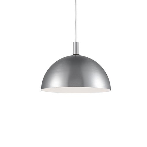 Kuzco Lighting - 492324-BN/BK - One Light Pendant - Archibald - Brushed Nickel With Black Detail