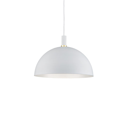 Kuzco Lighting - 492324-WH/GD - One Light Pendant - Archibald - White With Gold Detail